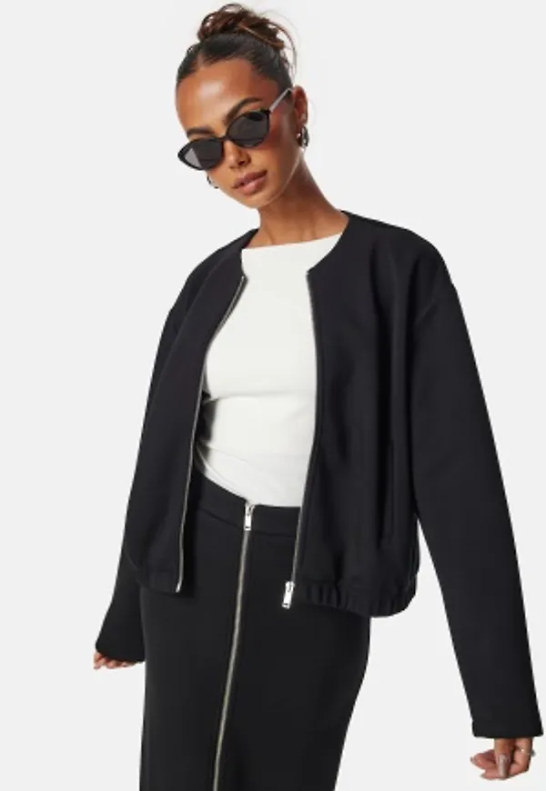 BUBBLEROOM Zip Jacket Black L