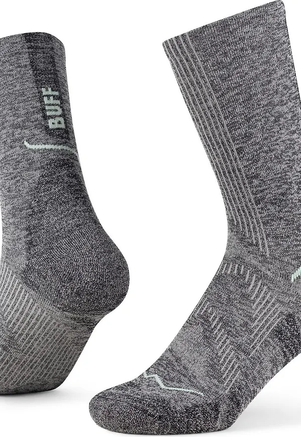 Buff Dryflx Crew Socks Grey