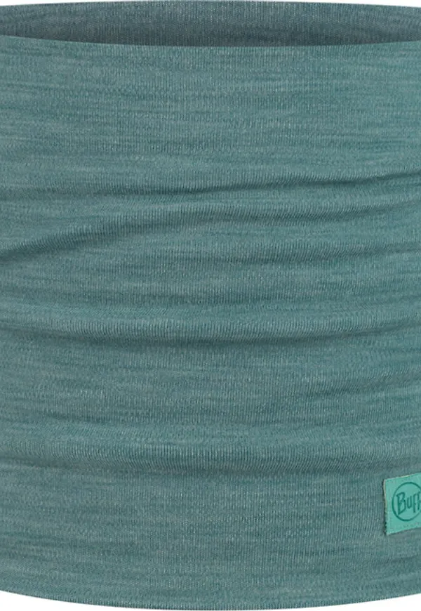 Buff Merino Heavyweight Neck Warmer Solid Pool