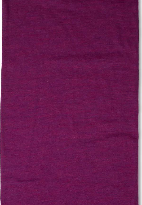 Buff Merino Lightweight Neckwear Solid Magenta