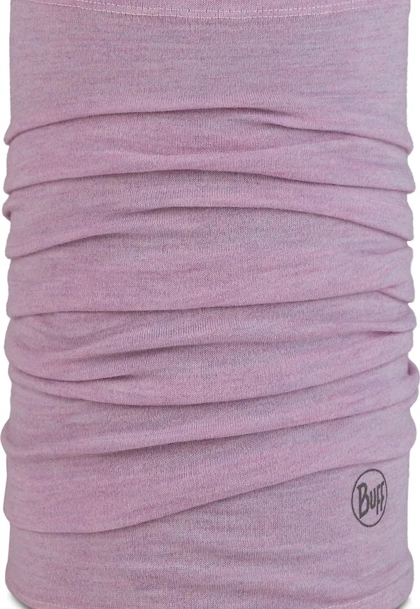 Buff Midweight Merino Wool Melange Lilac Sand
