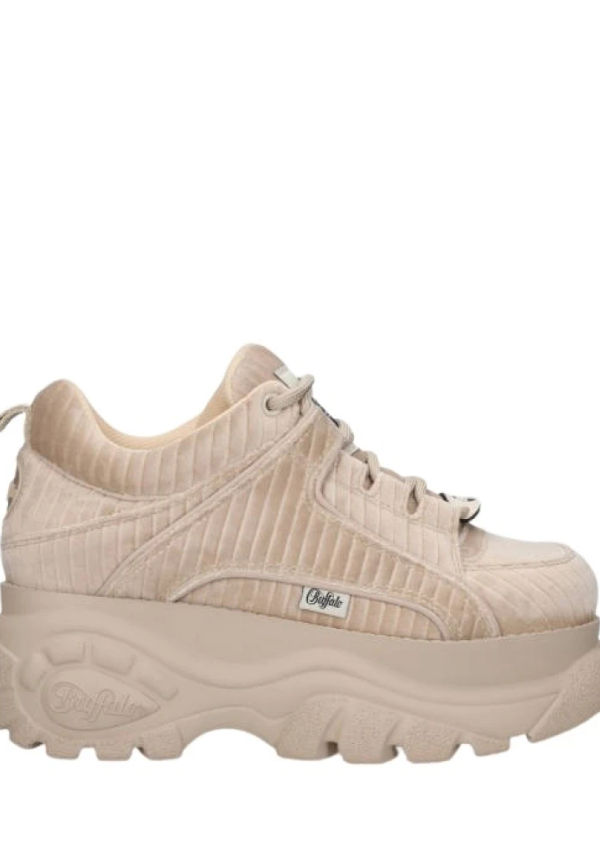 Buffalo Sneakers Beige, Dam