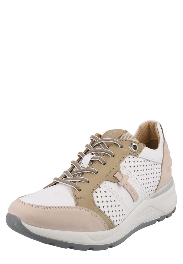 bugatti Låg sneaker 'Dubai' beige / vit