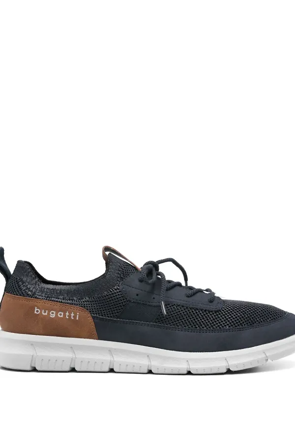 Bugatti stickade sneakers - Blå