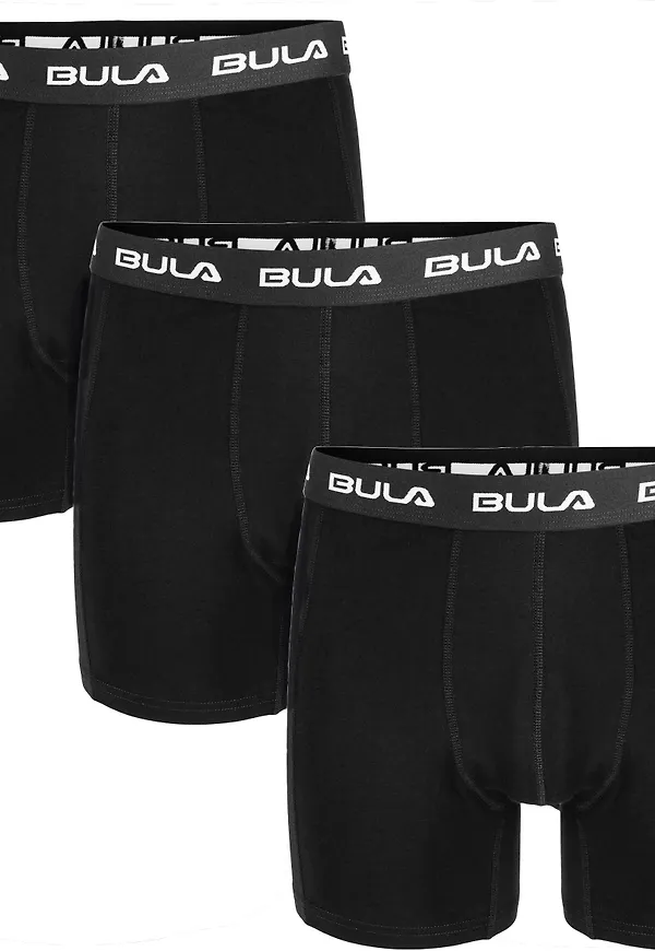 Bula Men's Frame 3pk Boxers Black
