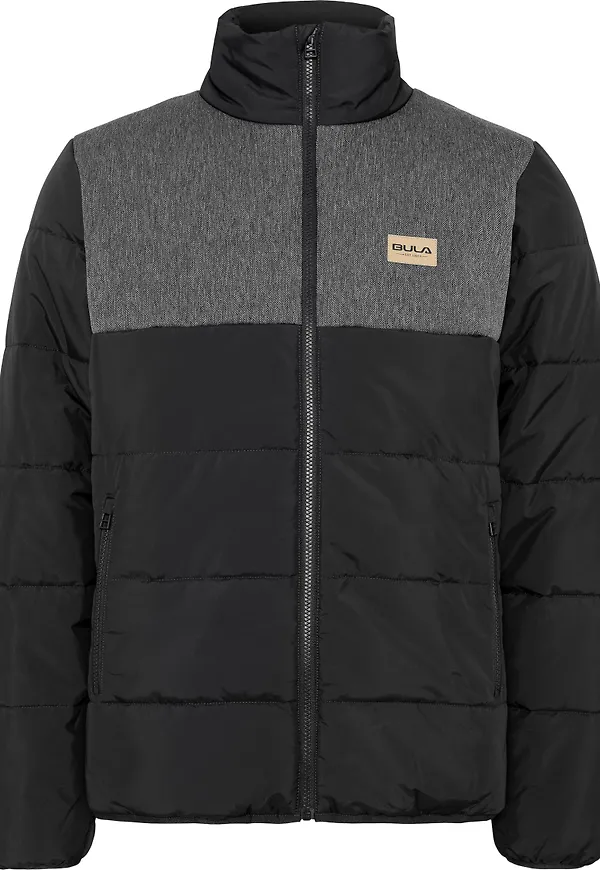 Bula Men's Jacket Contrast Puffer Black