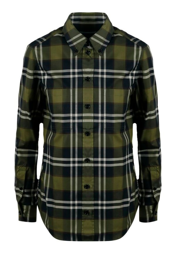 Burberry - Skjortor - Grön - Dam - Storlek: Xs,3Xs,2Xs