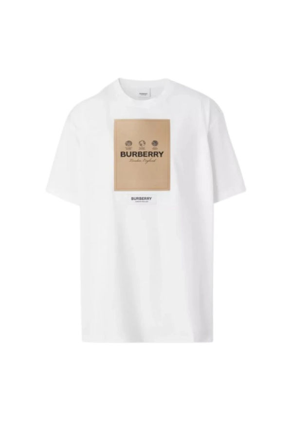 Burberry - T-shirts - Vit - Dam - Storlek: M,S