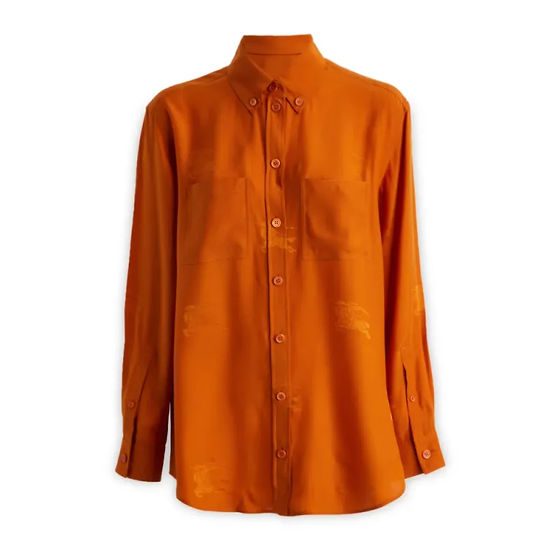 Burberry, Blusar & Skjortor , Dam, XS, Stilren topp för trendsättare