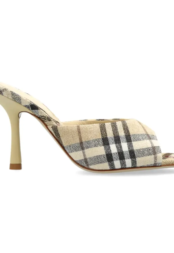 Burberry, Skor, Dam, 37 EU, Linne, Mews Mule Sandal