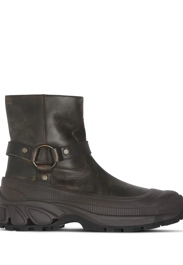 Burberry ankelboots med slitning - Svart