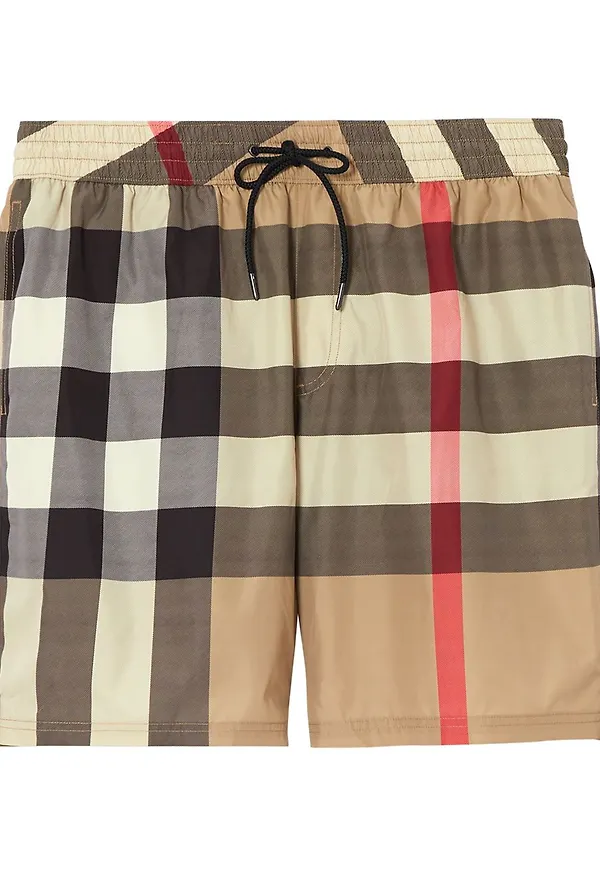 Burberry badbyxor med dragsko - Neutral