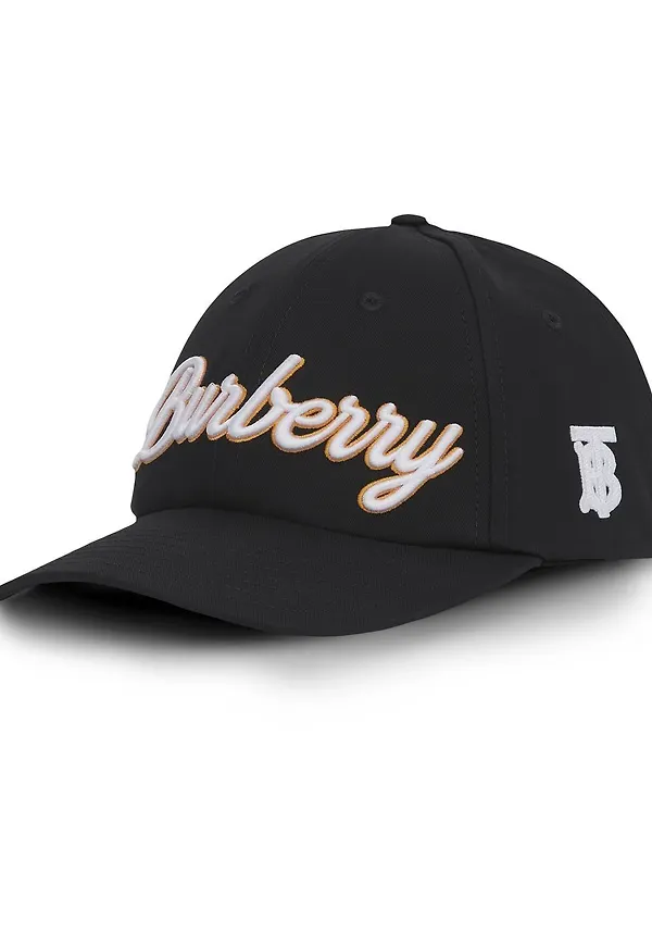 Burberry basebollkeps med brodyr - Svart
