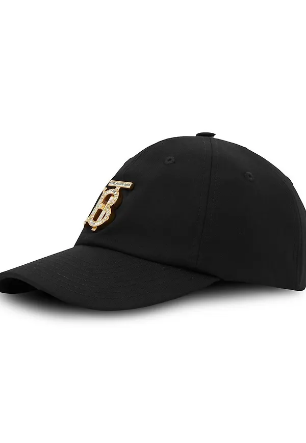 Burberry basebollkeps med monogram - Svart