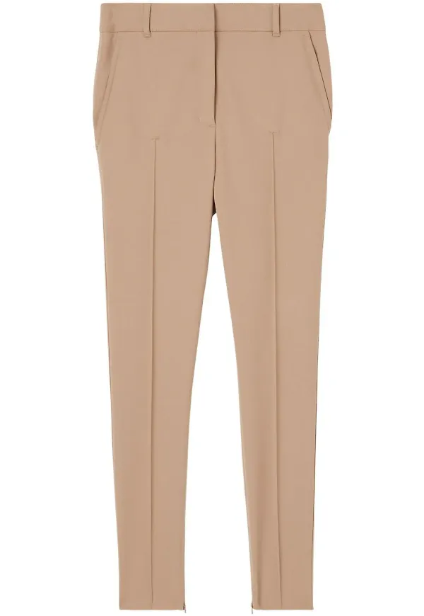 Burberry byxor med dragkedja - Neutral