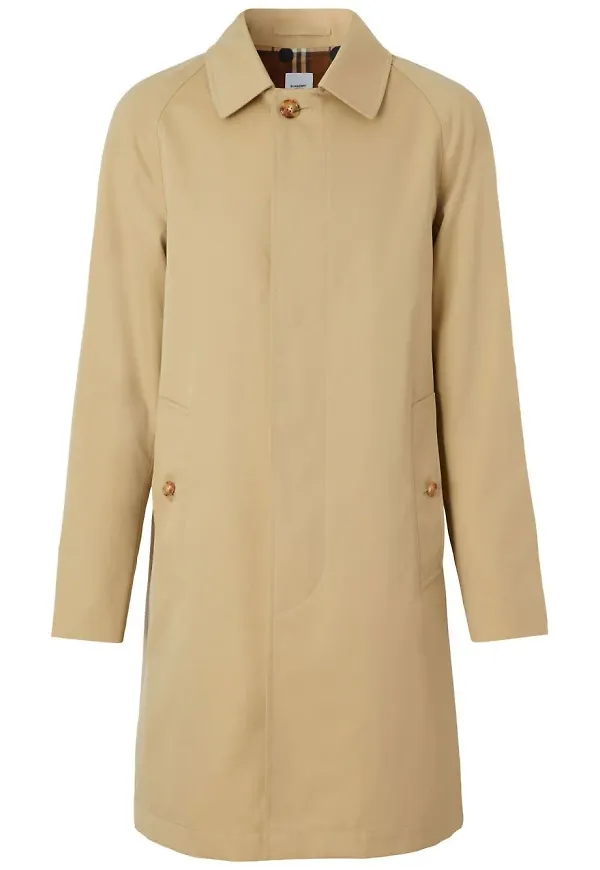 Burberry Car Coat trenchcoat med logotyp - Neutral