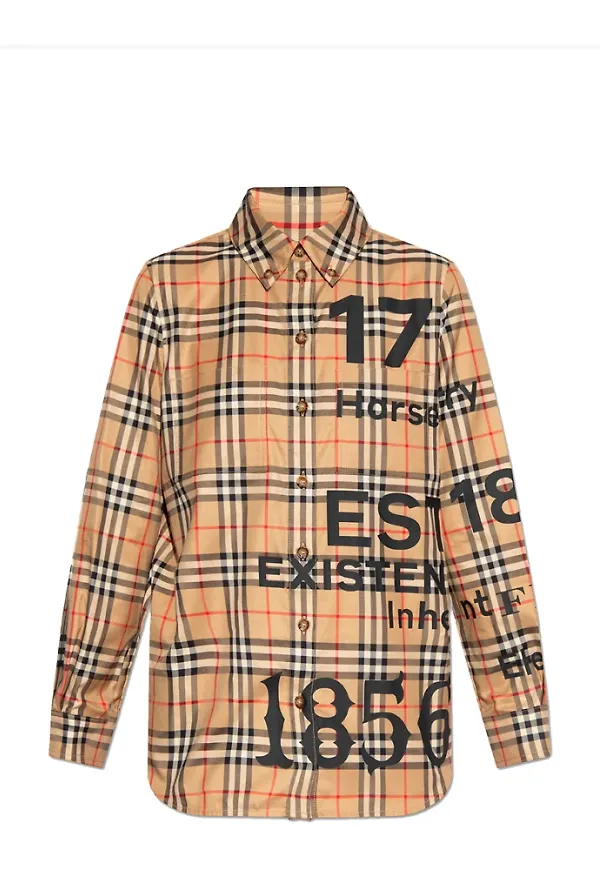 Burberry Casual Shirts Beige, Dam