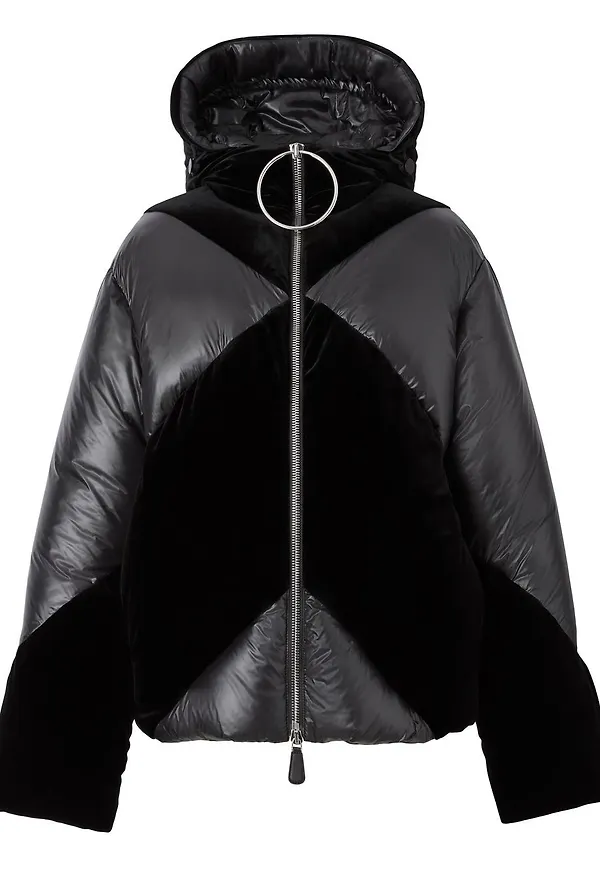 Burberry chevronmönstrad dunjacka - Svart