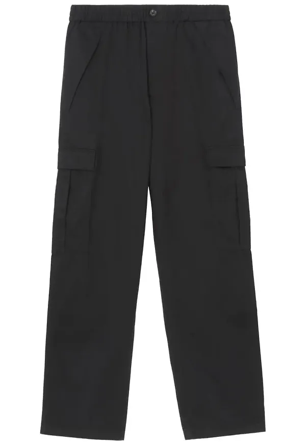 Burberry cotton cargo trousers - Svart