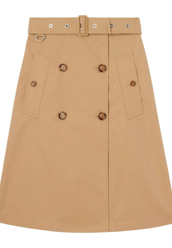 Burberry cotton gabardine trench coat - Neutral