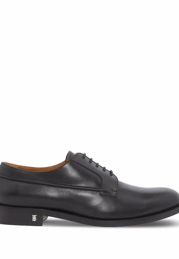 Burberry derbyskor med monogram - Svart