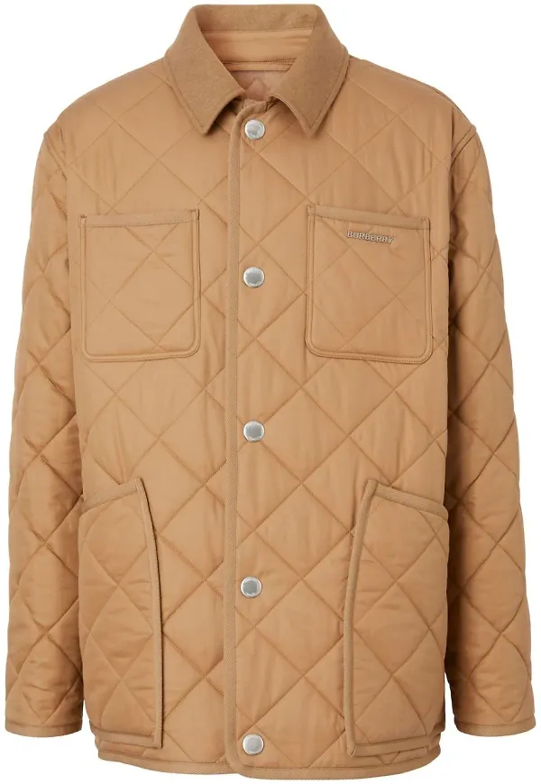 Burberry diamantquiltad jacka - Brun