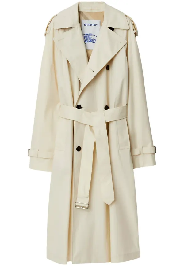 Burberry dubbelknäppt trenchcoat - Neutral