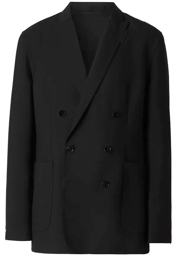 Burberry dubbelknäppt finblazer - Svart