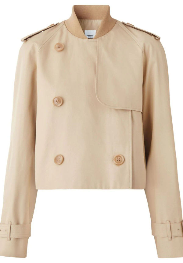 Burberry dubbelknäppt trenchcoat - Neutral