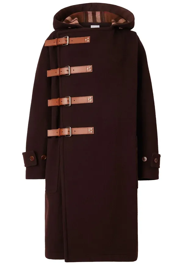 Burberry duffel med huva - Brun