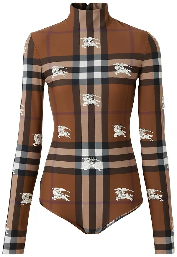 Burberry EKD rutig body - Brun