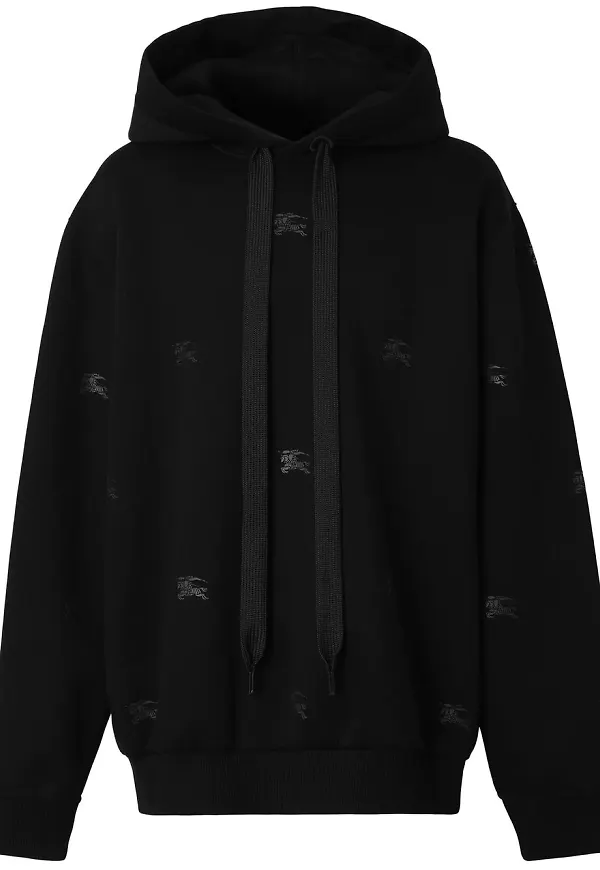Burberry Equestrian Knight hoodie - Svart