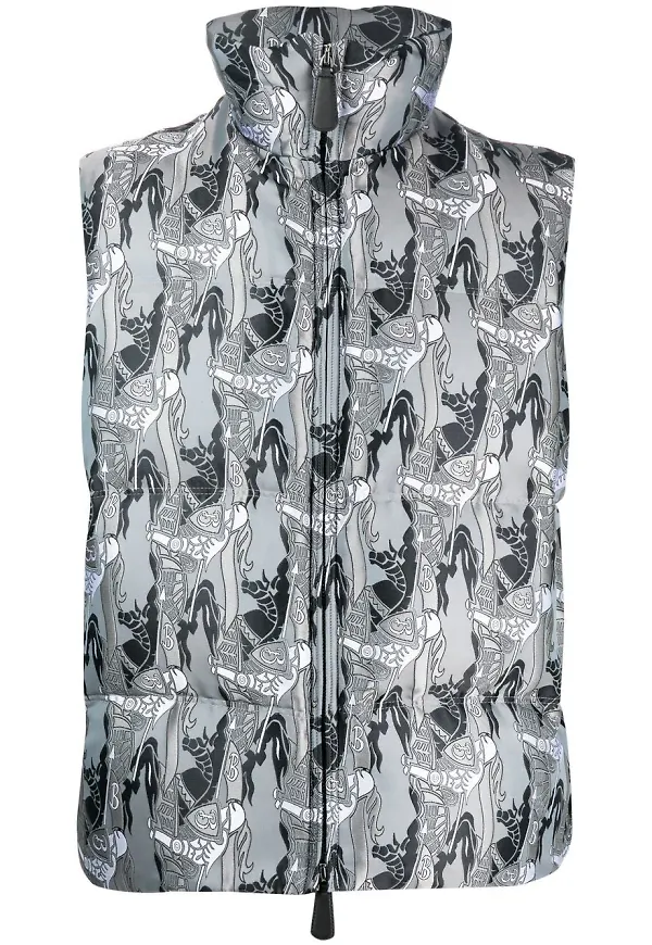 Burberry Equestrian Knight väst - Grå