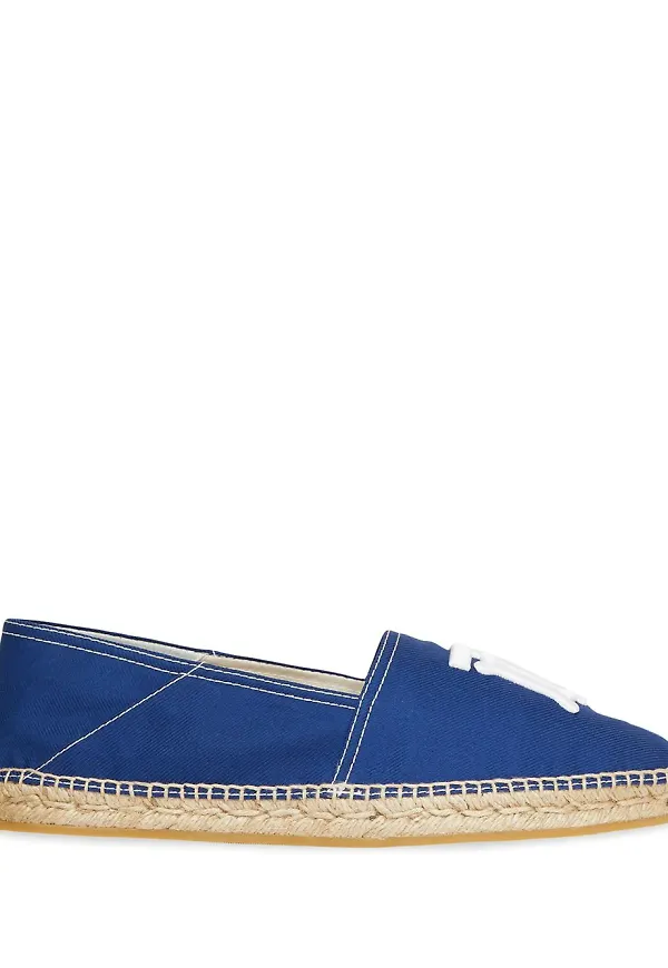Burberry espadrillos med monogram - Blå