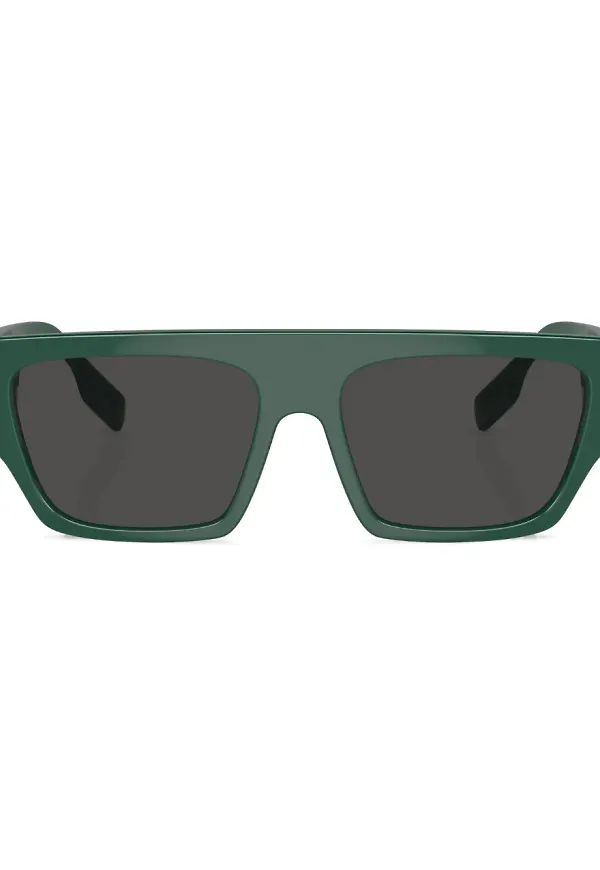 Burberry Eyewear Micah fyrkantiga solglasögon - Grön