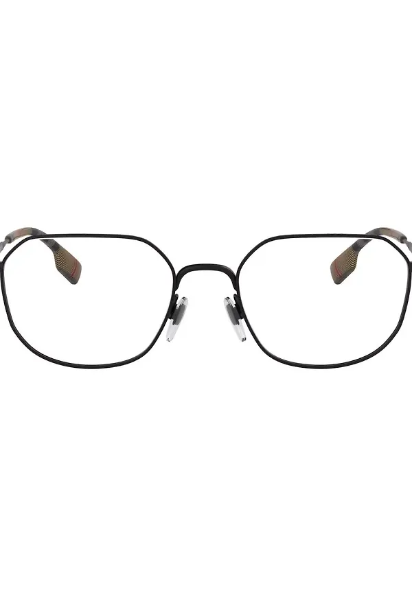 Burberry Eyewear smala fyrkantiga glasögon - Vit