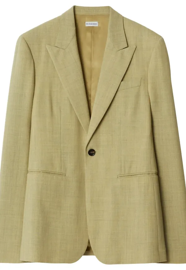 Burberry figursydd blazer - Grön