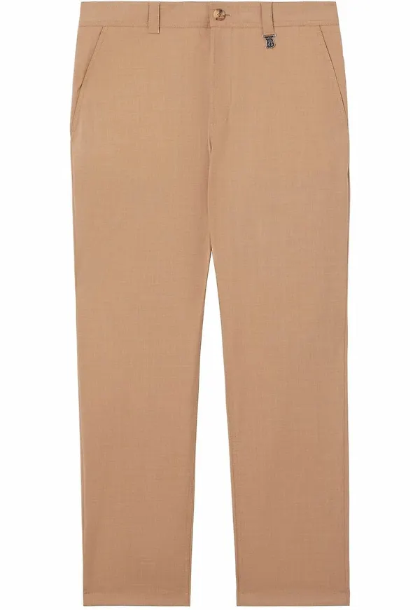 Burberry finbyxor med monogram - Neutral