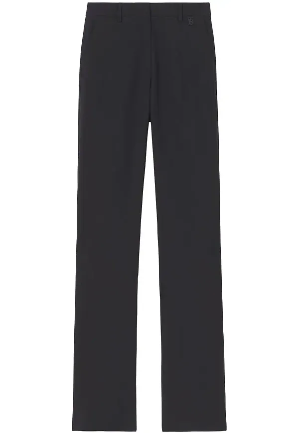 Burberry finbyxor med monogram - Svart