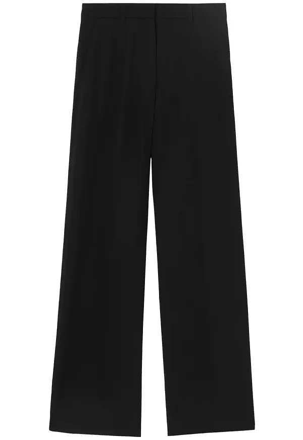 Burberry finbyxor med slits - BLACK