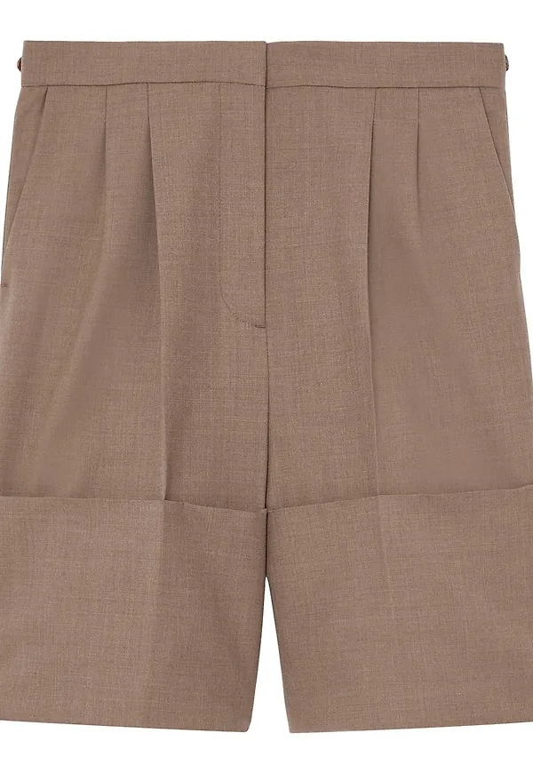 Burberry finshorts med mudd - Brun