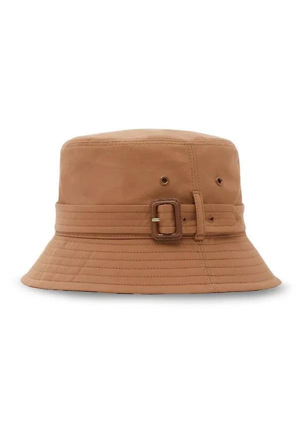 Burberry fiskehatt i gabardin - Brun