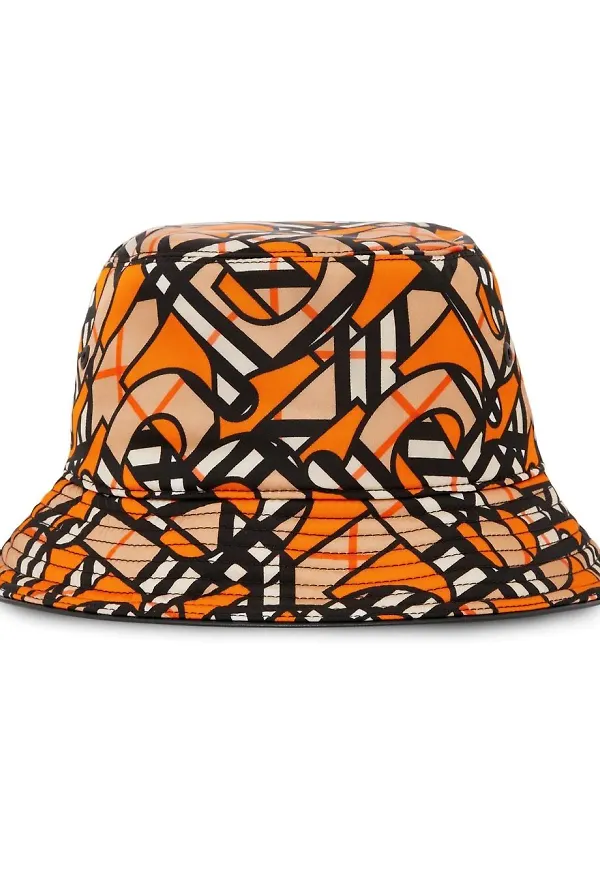 Burberry fiskehatt med monogram - Orange