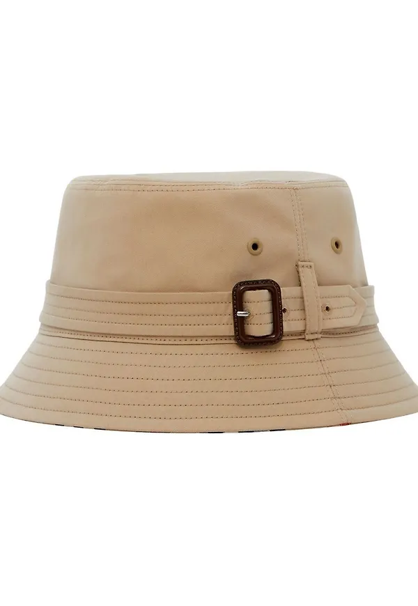 Burberry fiskehatt med rem - Neutral