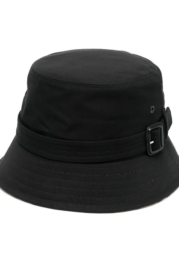 Burberry fiskehatt med spänne - Svart