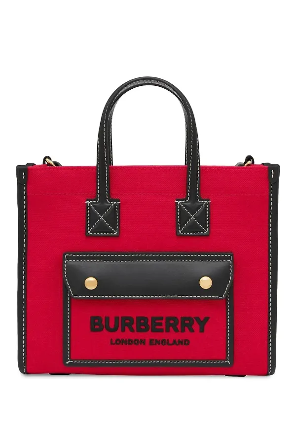 Burberry Freya liten totebag - Röd
