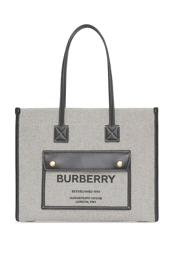 Burberry Freya liten totebag - Svart