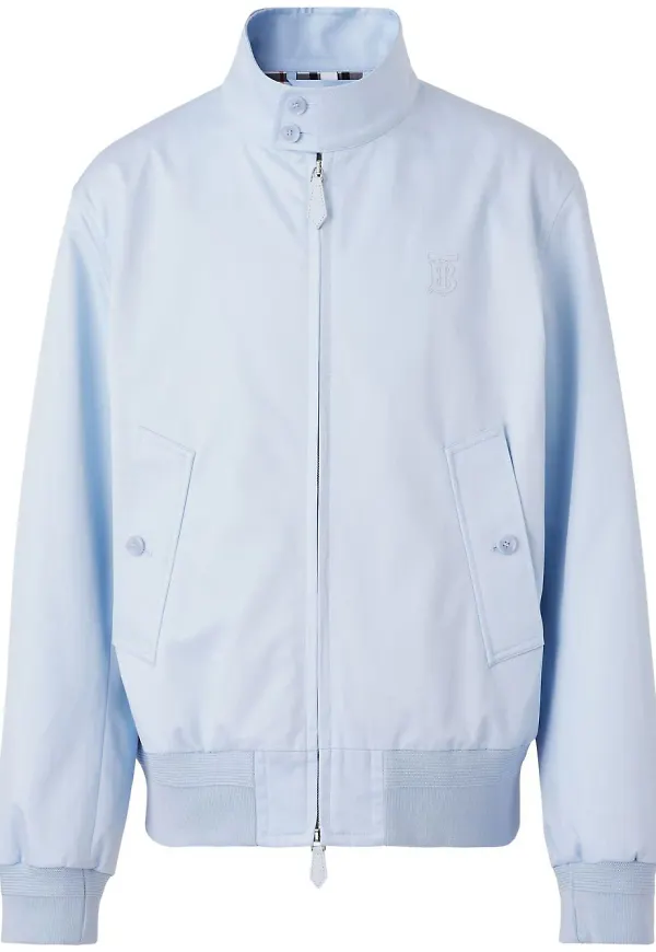 Burberry Harrington-jacka med monogram - Blå
