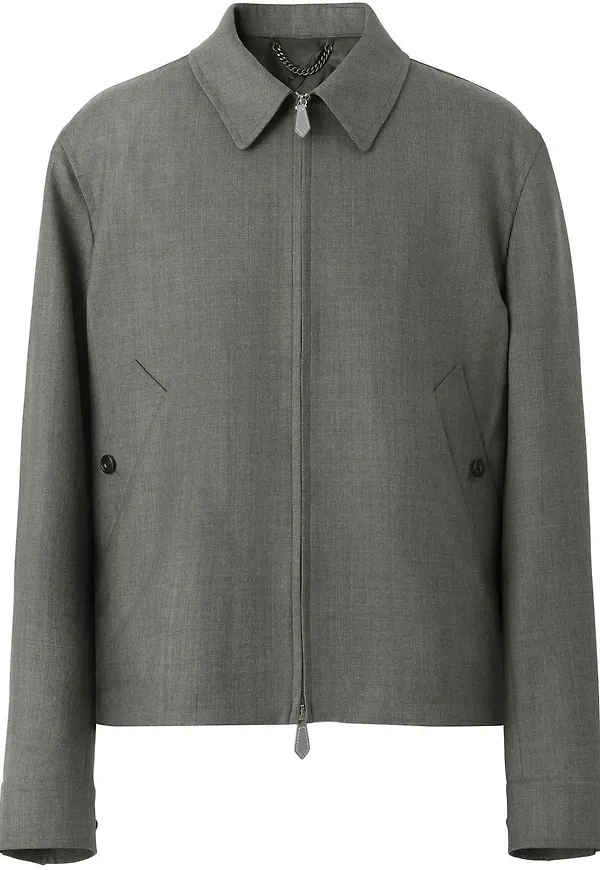 Burberry Harrington jacka med dragkedja - Grå