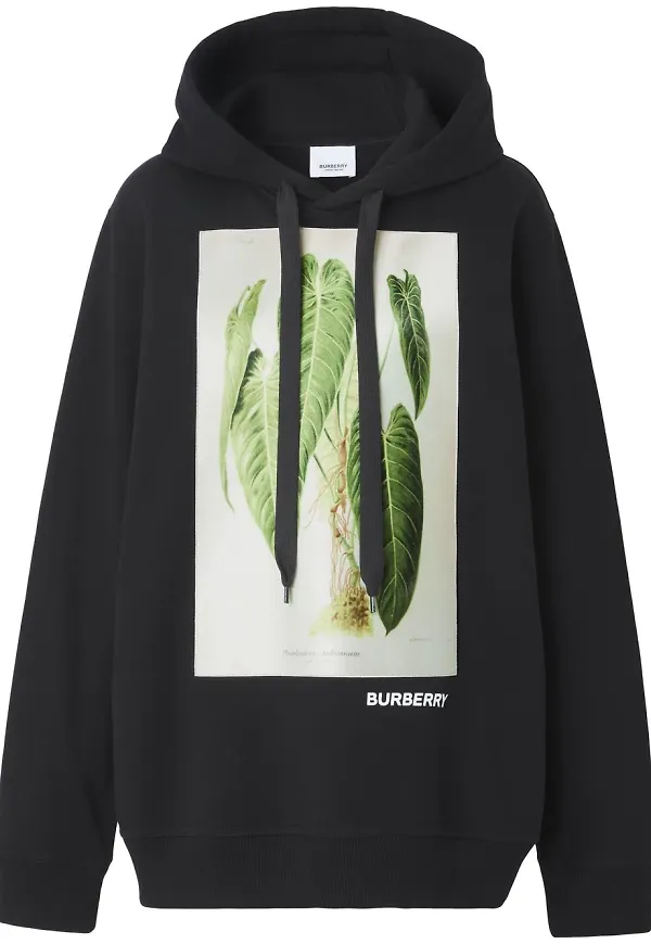 Burberry hoodie - Svart